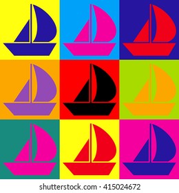 Sail Boat sign