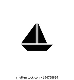 sail boat vector icon