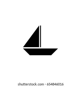 sail boat vector icon