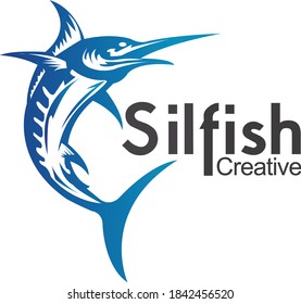 Sail fish and unique logo