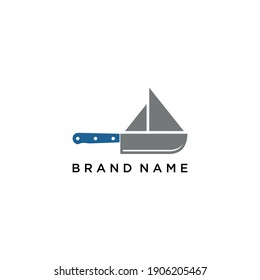 Sail Knife Logo Design Inspiration