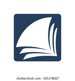 sail logo vector.