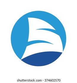 sail logo vector.
