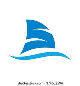 sail logo vector.