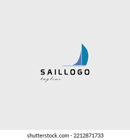 sail logo vector illustration design