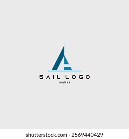sail logo vector illustration design 