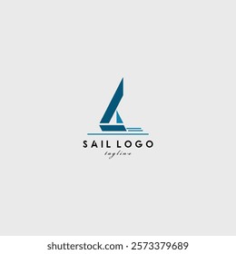 sail logo vector illustration design