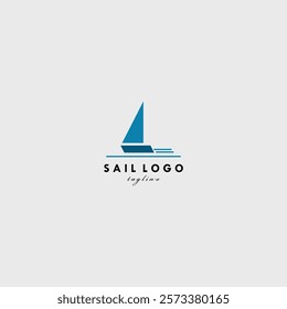 sail logo vector illustration design
