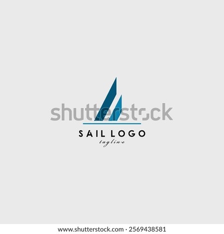 sail logo vector illustration design 