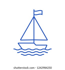 Sail outline icon