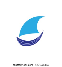Sail Ship logo design
