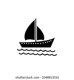 Sail sign icon