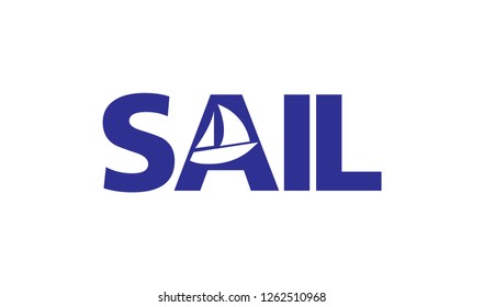 Sail sport marine typography, t-shirt graphics - Vector sailing creative t-shirt design. sail typography. Sailing quote. anchor. ship illustration.