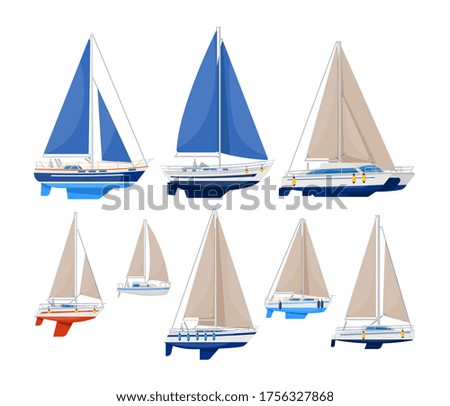 Similar – Image, Stock Photo sailboat