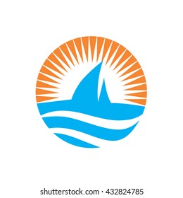 Sail, Wave and Sun logo