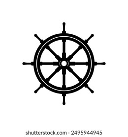 sail whell icon, sail whell symbol. vector