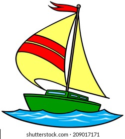 25,582 Sailboat cartoons Images, Stock Photos & Vectors | Shutterstock