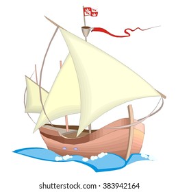 sailboat cartoon