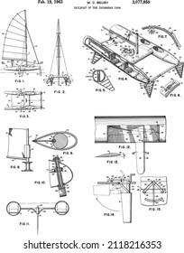 Sailboat Of The Catamaran Type Patent.