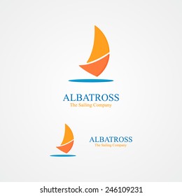  Sailboat design logo