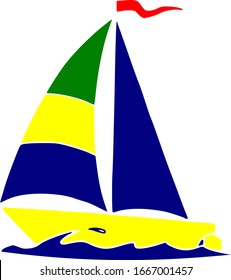 Sailboat verfügt über elegante Linien mit klassischen Proportionen