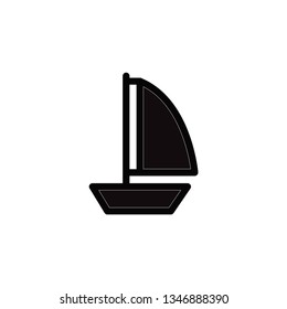 Sailboat Flat Icon