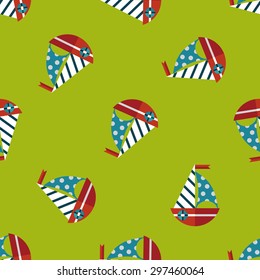 Sailboat flat icon,eps10 seamless pattern background