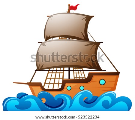 Similar – Image, Stock Photo shipping Watercraft Flag