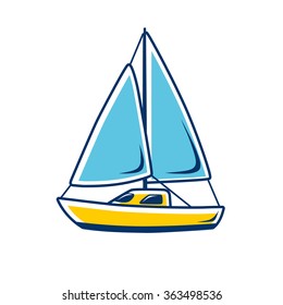Sailboat icon.