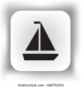 Icono de barco de vela