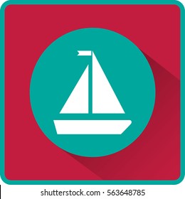 Segelboot-Symbol