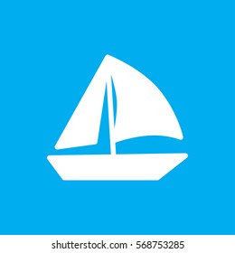 sailboat icon illustration isolated vector sign symbol