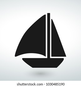 Sailboat Icon vector