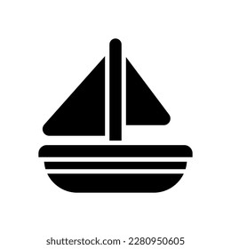 sailboat icon for your website design, logo, app, UI.