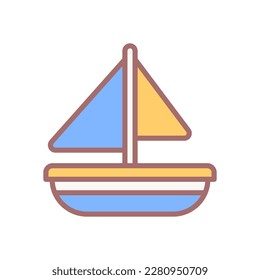 icono de velero para tu diseño de sitio web, logotipo, aplicación, interfaz de usuario.