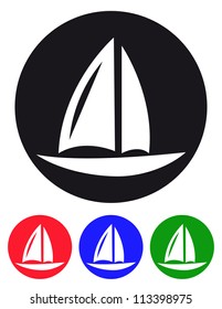 Sailboat icons.