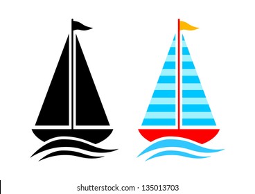 Sailboat icons