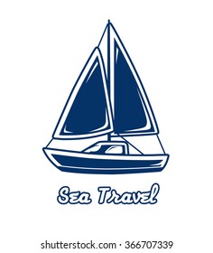 Sailboat illustration.