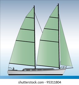sailboat illustration