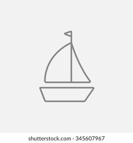 sailboat silhouette images stock