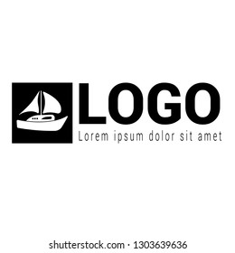 sailboat logo concept. Designed for your web site design, logo, app, UI