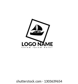 sailboat logo concept. Designed for your web site design, logo, app, UI