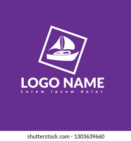 sailboat logo concept. Designed for your web site design, logo, app, UI