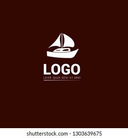 sailboat logo concept. Designed for your web site design, logo, app, UI