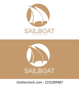 Sailboat Logo Design, Fishing Boat Illustration, Fishing Boat Company Brand Vector Icon, Boat Shop Design, Fish Shop, Transportation