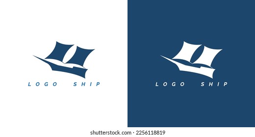 Diseño de logotipos en velero con un concepto moderno
