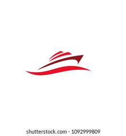 Sailboat logo, sailing logo design, vector icons.