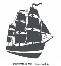 logotipo de velero , sencillo y limpio