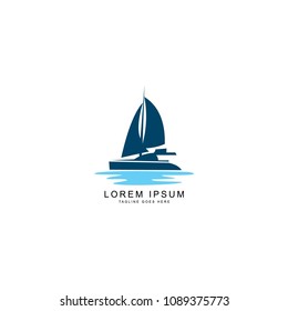 sailboat logo template