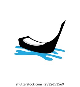 Sailboat Logo,Traditional Asian Boat Vector, Lake Ocean Icon Design, Fishing Boat